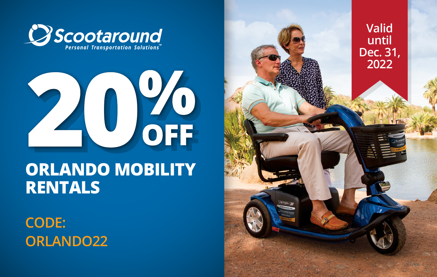 Save 20% on Mobility Rentals in Orlando